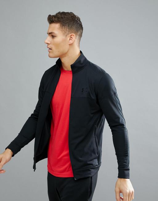 Under Armour Training track jacket in black 1313204 001 ASOS