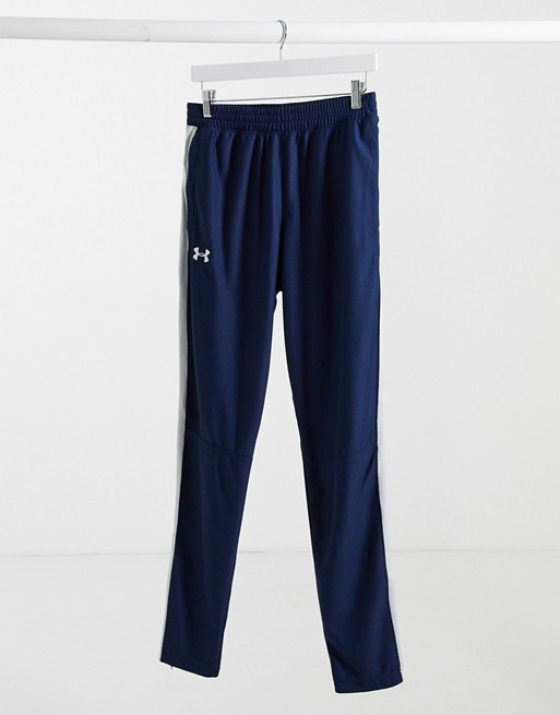 Under Armour Training track joggers in blue 1313201-408
