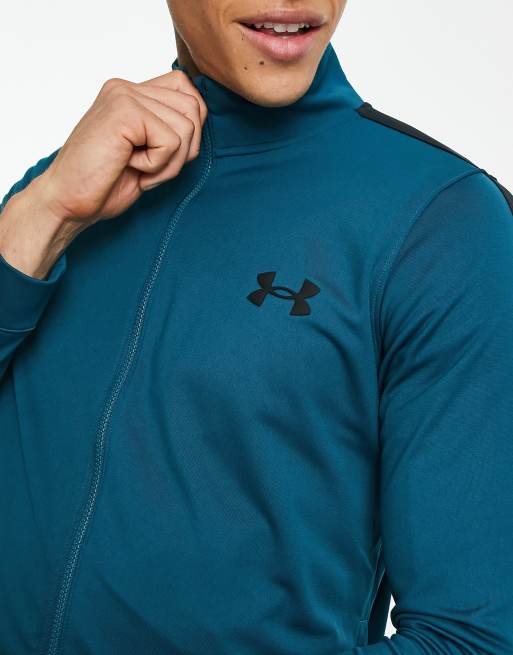 Under Armour Training tracksuit set in green