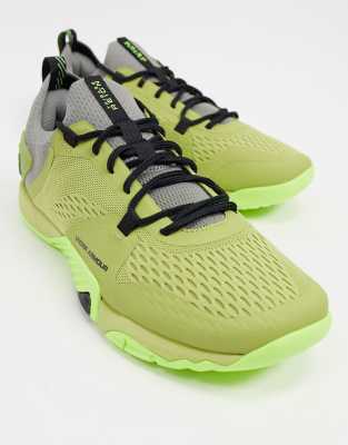 under armour yellow trainers