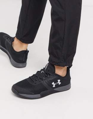 under armour all black trainers