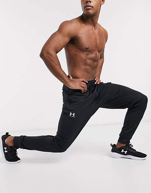 Under Armour Training tricot joggers in black