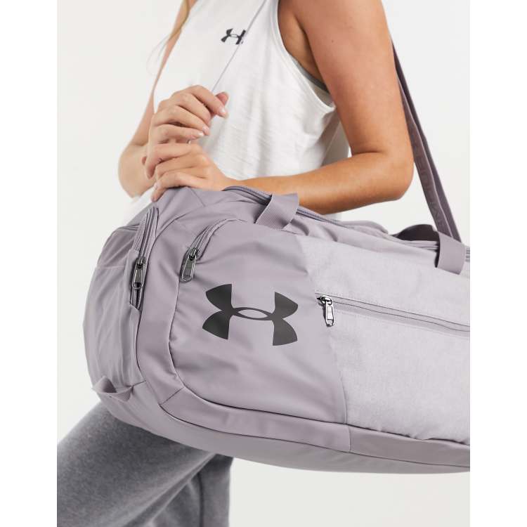 Under armour purple store duffle bag