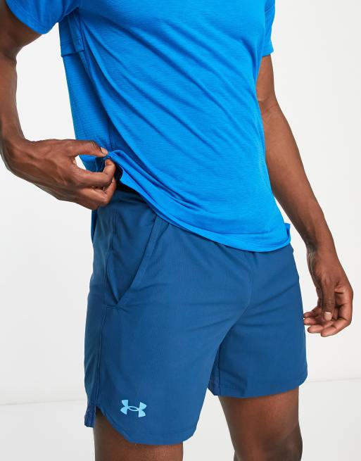 geld Schelden Pikken Under Armour - Training - Vanish - 6 inch lange geweven short in blauw |  ASOS