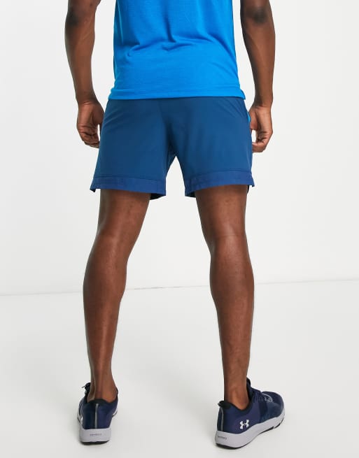 Under Armour – Training Vanish – Niebieskie szorty z tkaniny o długości 6 cali, 2 z 4