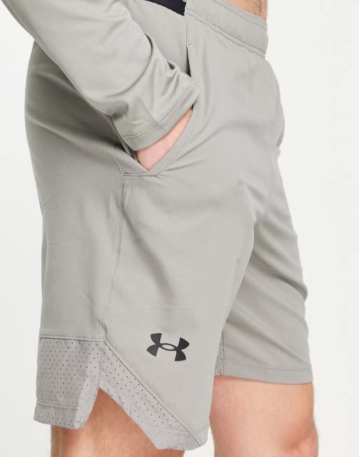 Under Armour Training Vanish woven 8 inch shorts in light grey