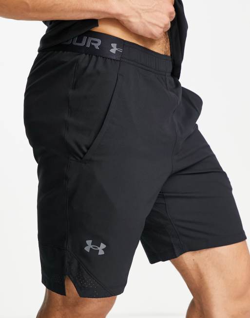 Under Armour Training Vanish woven shorts with branded waistband in black