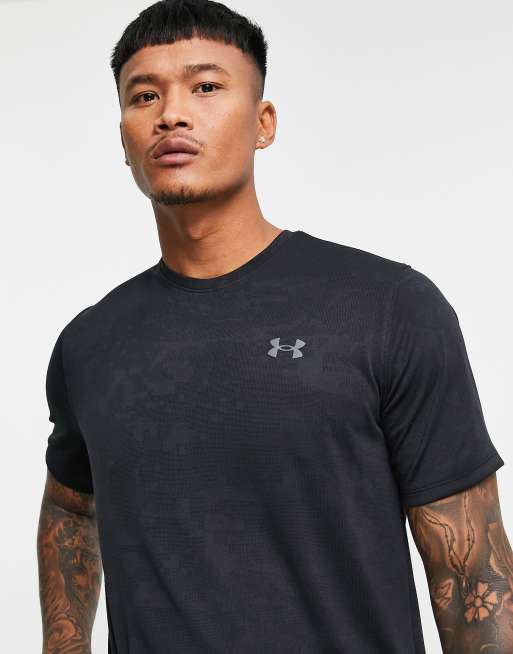 T-Shirt Under Armour Training Vent Graphic - Black/White - men´s