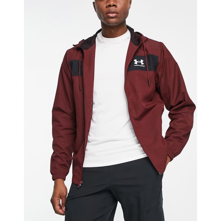 Under armour jacket store maroon