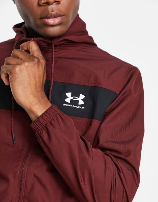 Under armour store maroon jacket