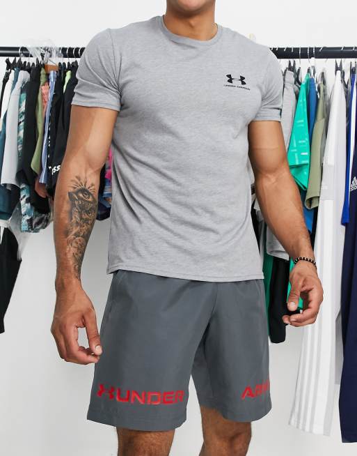 Ensemble short tee shirt best sale under armour