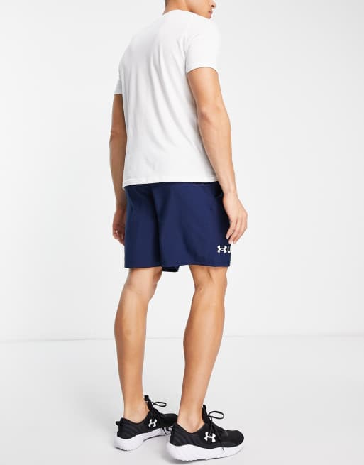 Mens navy under armour 2024 shorts