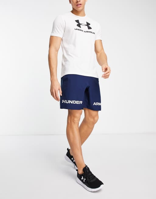 Under armour woven outlet graphic wordmark short