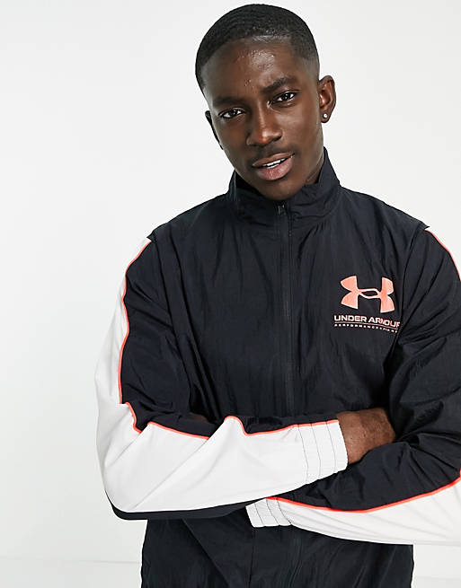 Under Armour Training woven track jacket in black
