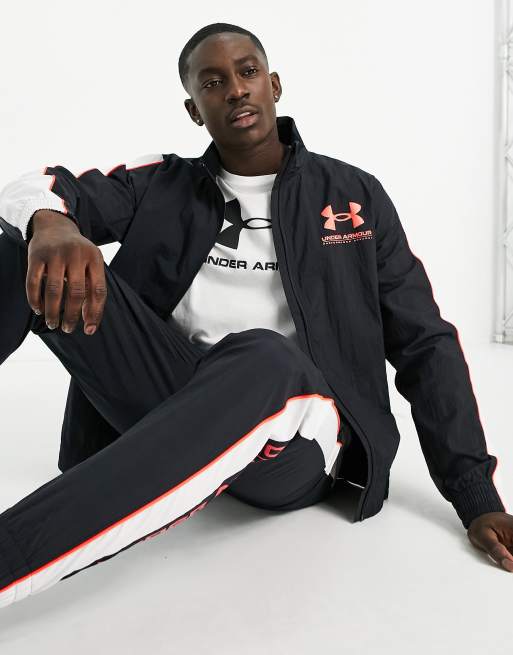 Under Armour Training woven track jacket in black ASOS