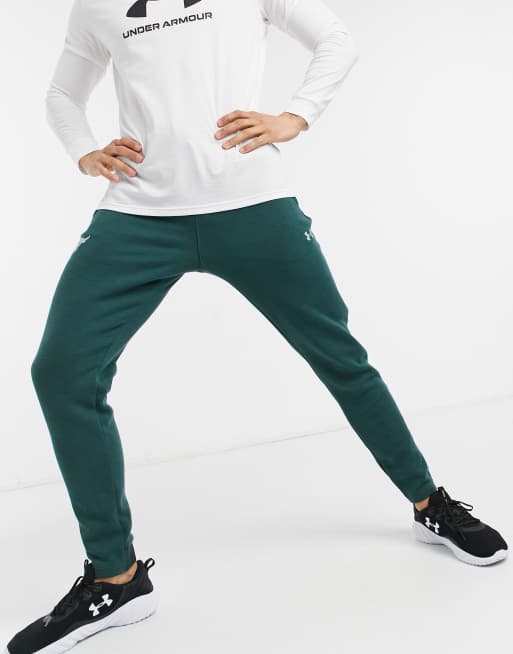 Under Armour Training x Project Rock fleece joggers in green