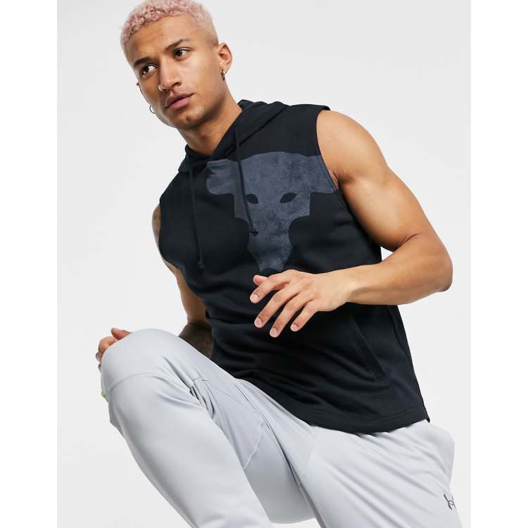 Under Armour Training x Project Rock terry sleeveless hoodie with