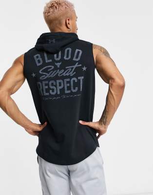 dwayne johnson sleeveless hoodie