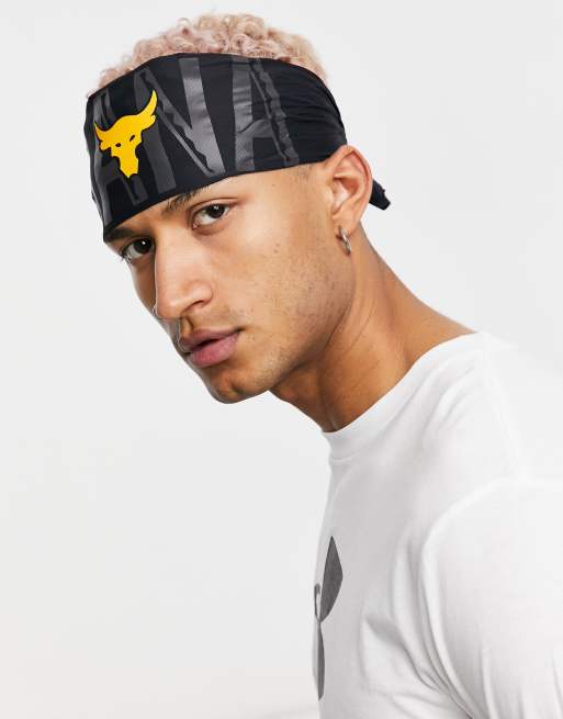 The rock on sale headband under armour