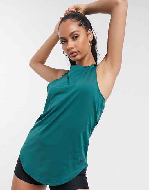 Under Armour two strap tank in green