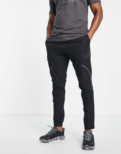 Under Armour Unstoppable cargo joggers in black