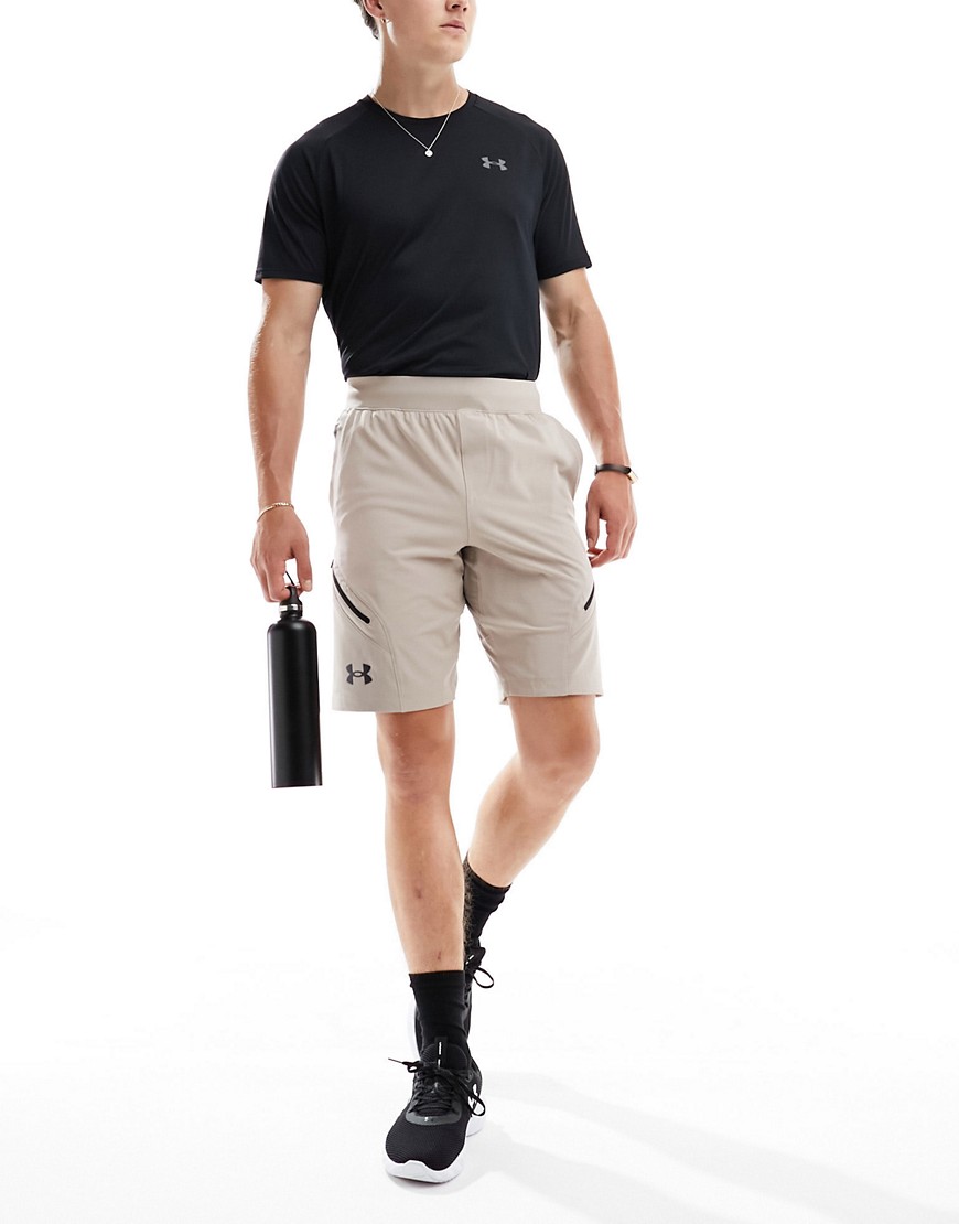 Under Armour Unstoppable cargo shorts in brown