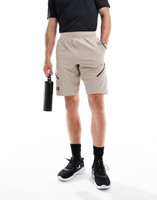 Under Armour Unstoppable cargo shorts in brown