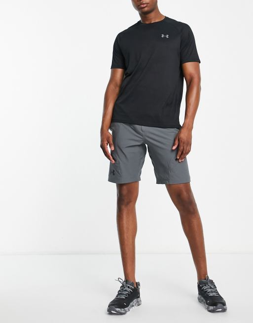 Under Armour Unstoppable cargo shorts in dark grey