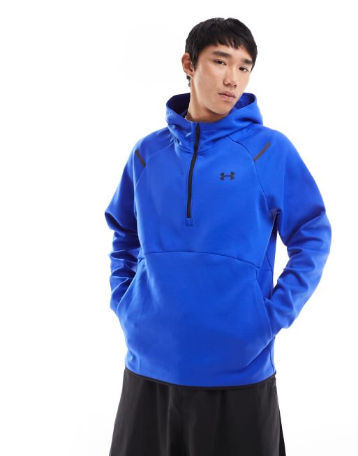 Felpa under store armour blu