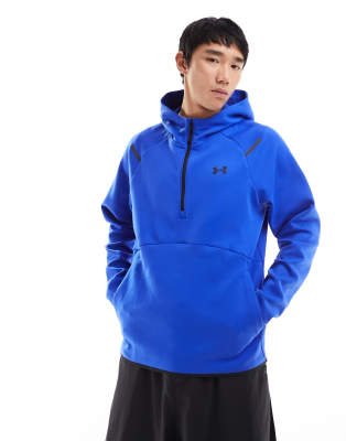 Buy Under Armour Cream Unstoppable Fleece Hoodie from the Next UK