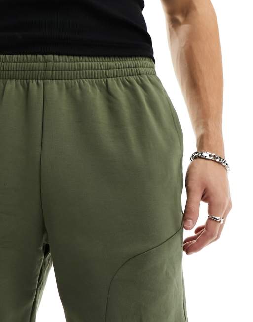 Under Armour Unstoppable fleece joggers in khaki