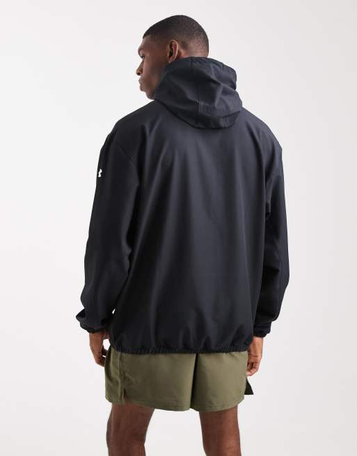 Under Armour – Unstoppable – Kapuzenpullover auf Webstoff in Schwarz, 3 von 4