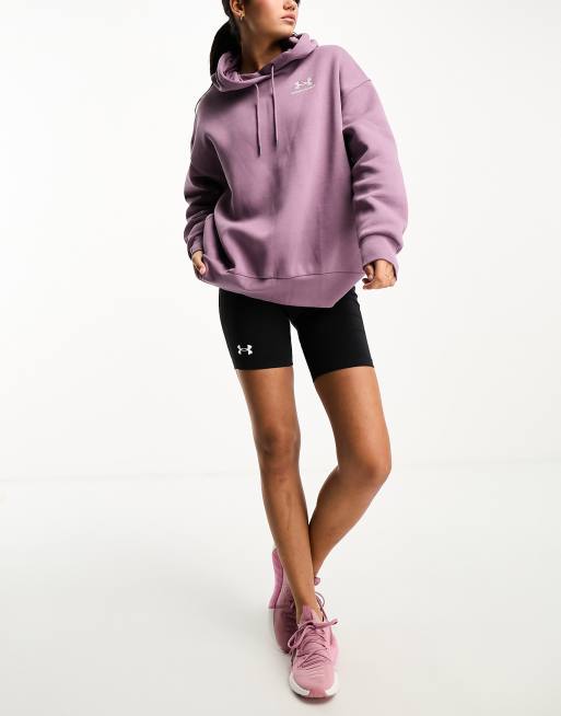 Under Armour Women's Tb Ottoman Fleece Hoodie, Pixel Purple