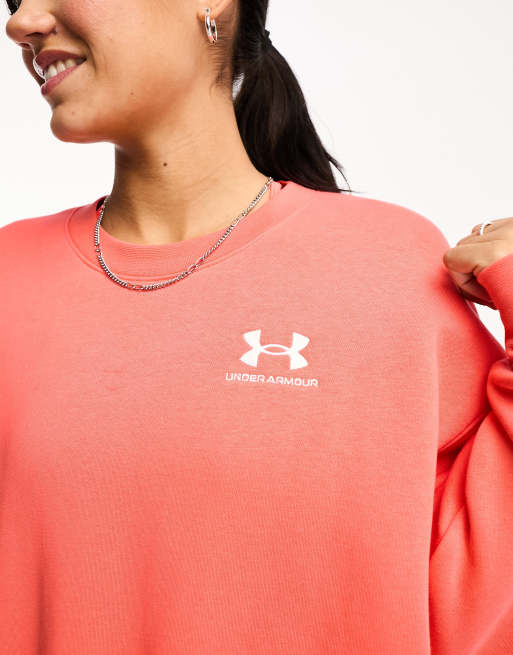 Under armour pink store sweater