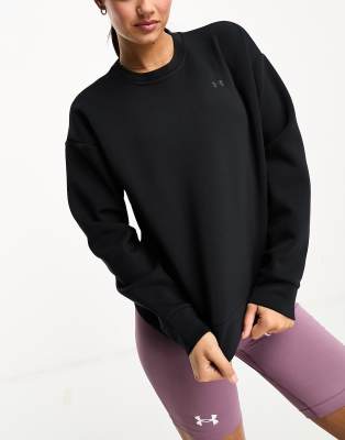 Under Armour - Unstoppable - Sweatshirt aus Fleece in Schwarz