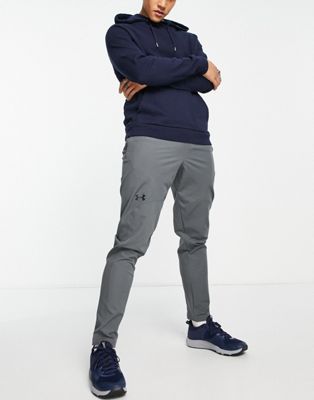 Under Armour Unstoppable tapered joggers in dark grey