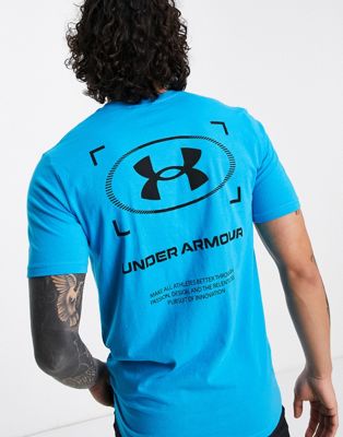Under Armour Utility symbol t-shirt in blue