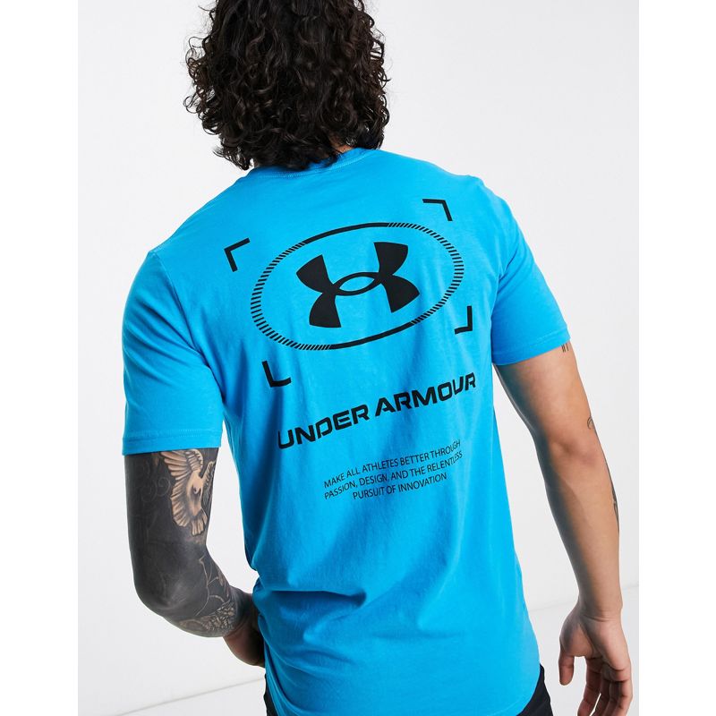 Activewear Qr4fQ Under Armour - Utility - T-shirt blu con simbolo