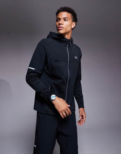 Under Armour Utility woven full-zip jacket in black - view 1