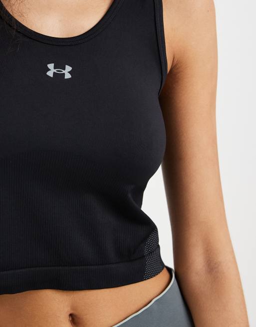 Under Armour – Vanish – Bezszwowy czarny podkoszulek, 3 z 4