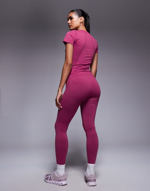 Under Armour – Vanish – Nahtlose Leggings in dunklem Kastanienbraun, 4 von 5