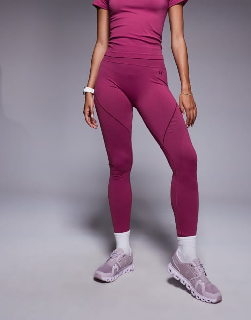 Under Armour – Vanish – Nahtlose Leggings in dunklem Kastanienbraun, 5 von 5