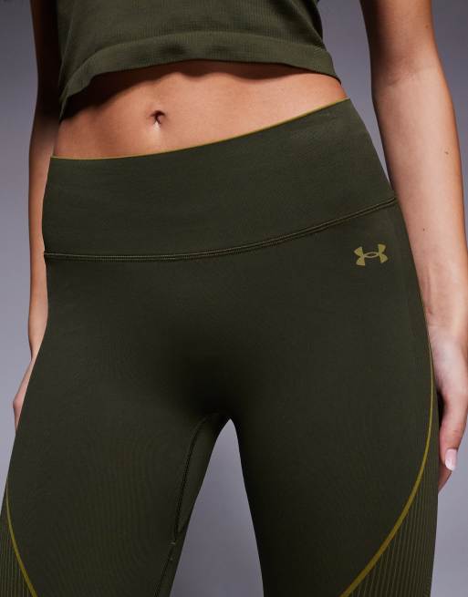 Under Armour – Vanish – Nahtlose Leggings in Expedition-Grün, 4 von 5