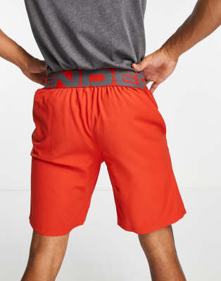 pantaloncini under armour rossi