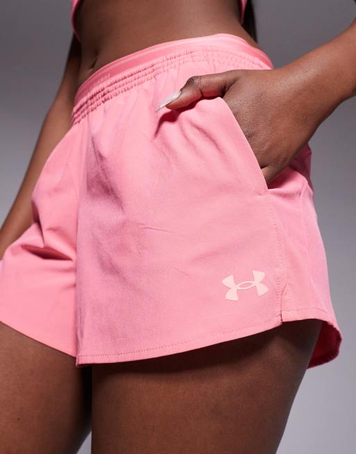 Under Armour – Vanish – Różowe szorty z tkaniny o długości 3 cali, 3 z 5