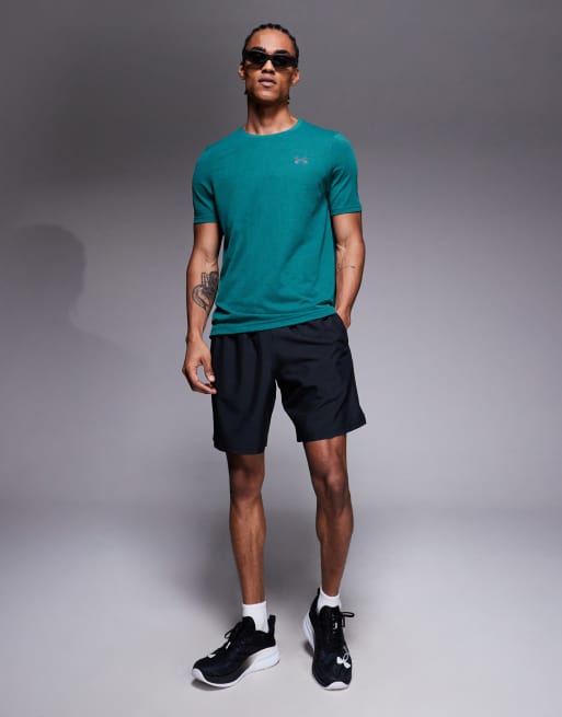 Under Armour - Vanish Seamless Novelty - T-shirt a maniche corte verde rack, 2 di 5