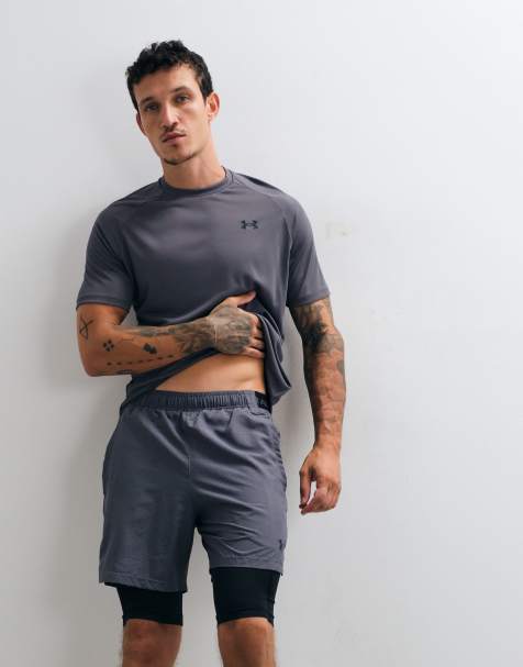 Under Armour Vanish short 2-en-1 tissé 2.0 en gris - view 1
