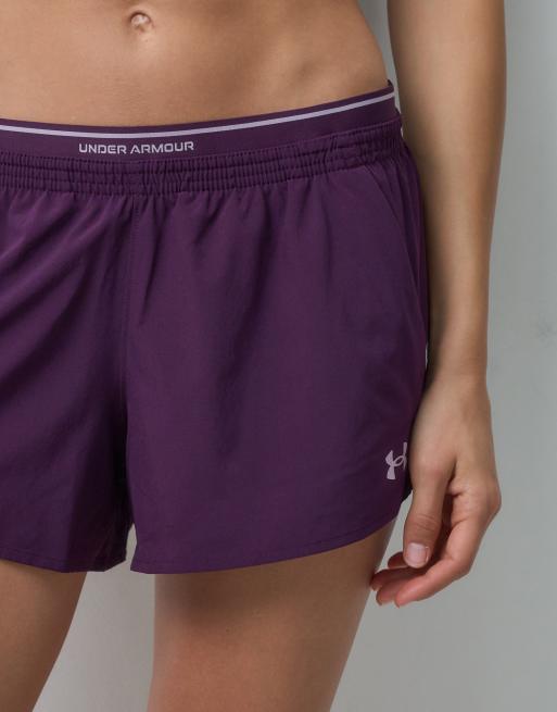 Under Armour Vanish vävda 3-tums shorts i svart med lila detalj, 2 av 5