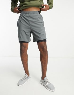 Under Armour Vanish woven 2in1 shorts in grey - ASOS Price Checker