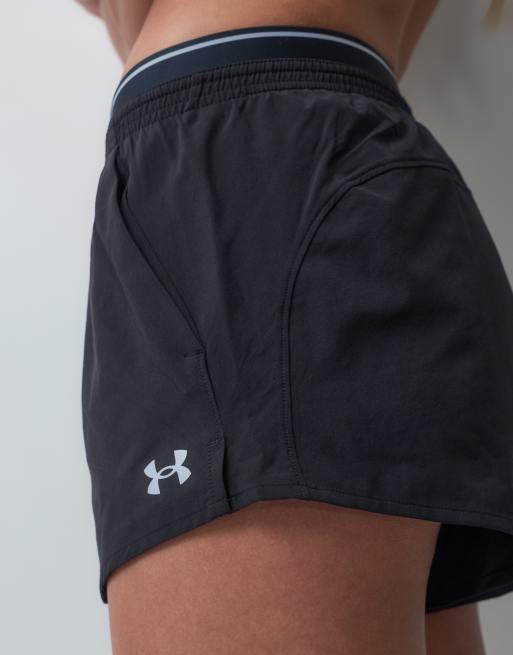 Under Armour Vanish woven 3-inch shorts in black , 5 of 5